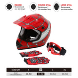 TCMT Red Spider Youth Kids DOT Motocross Off-Road Helmet