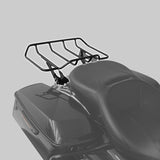 TCMT Vivid Black/Chrome Quick Release Rear Luggage Rack Fit For Harley Touring '14-'25