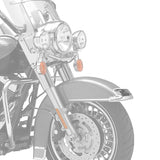 TCMT Front Fender Tip Light Smoke Len For Harley Heritage Softail Classic Electra Glide '80-'13