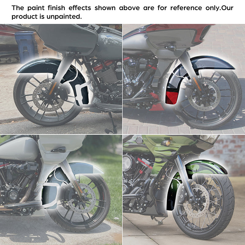 TCMT Unpainted Wrap Front Fender Fit For Harley CVO Road Glide FLTRXSE