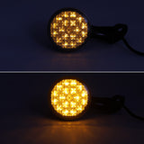 TCMT Amber Front LED Turn Signal Light Amber Fit For Harley XL48 XL1200X '16-'22