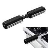 TCMT Black Male Mount Foot Pegs Footrests Fit For Harley Touring
