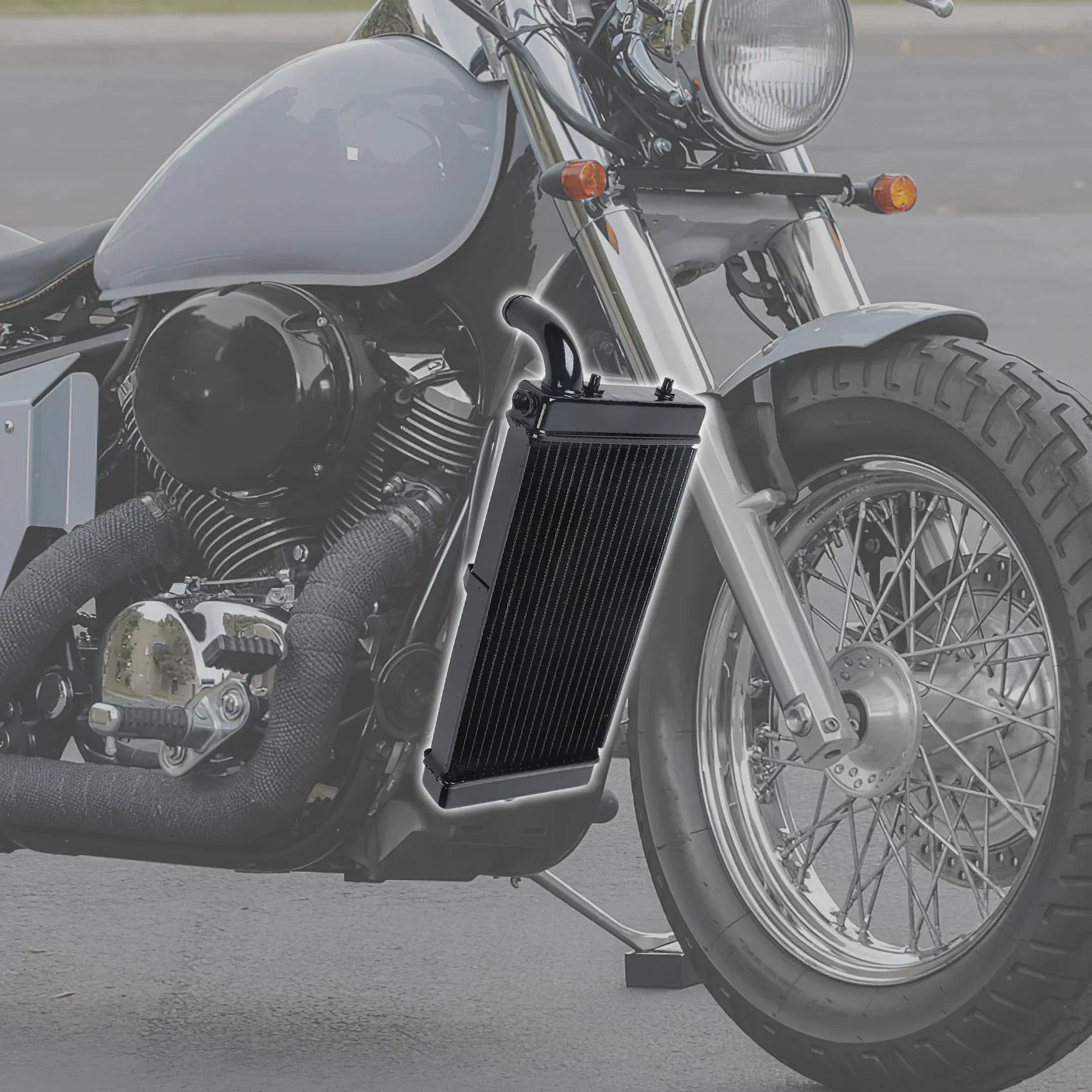 TCMT Radiateur Moto Glacière Aluminium Pour Kawasaki Z750 Z750S 2004-2007 - Refroidissement Haute Performance