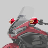 TCMT Red Rear View Mirrors Cover Fit For Honda Goldwing 1800 '01-'17