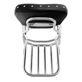 TCMT Passenger Sissy Bar Backrest Luggage Rack with Mounting Spools Fit For Indian '14-'22