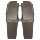 TCMT Vivid Brown Hard Saddlebags Fit For Harley Touring '94-'13