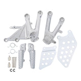 TCMT Driver Rider Foot Pegs Footrests Bracket Fit For Honda CBR1000RR '04-'07