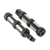 TCMT Black Motorcycle Footpeg FootPegs Rests Fit For Harley