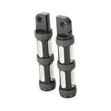 TCMT Black Motorcycle Footpeg FootPegs Rests Fit For Harley