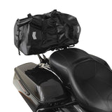 TCMT Vivid Black/Chrome Quick Release Rear Luggage Rack Fit For Harley Touring '14-'25