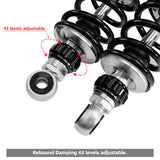 TCMT Remote Reservoir Rear Suspension Shocks Fit For Harley Touring '23.5-'25