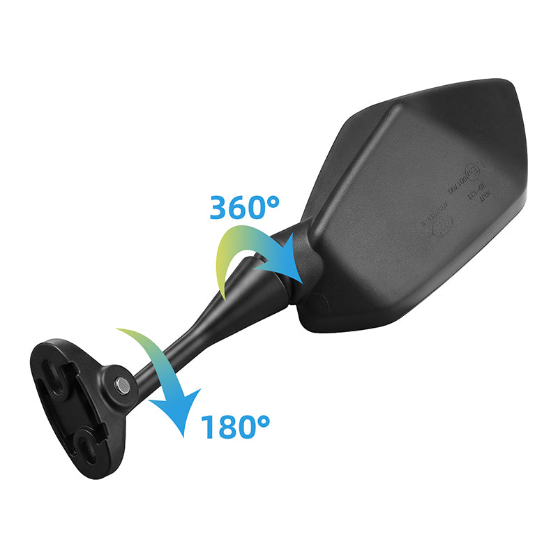 TCMT Rear View Side Mirrors Fit For KAWASAKI NINJA 650R ER6F ER-6F '09