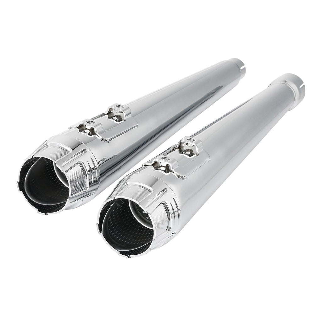 TCMT 4" Megaphone Slip-On Mufflers Exhaust Fit For Harley Touring 2017-2022 - TCMTMOTOR