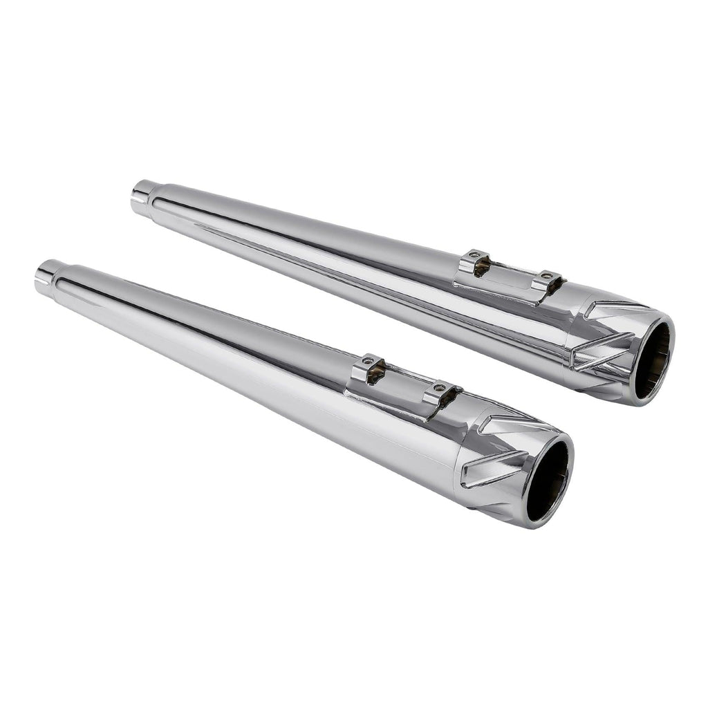 TCMT 4" Megaphone Slip-On Mufflers Exhaust Fit For Harley Touring 1995-2016 - TCMTMOTOR