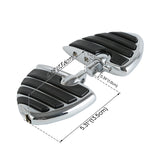 TCMT Chrome Male Mount-Style Foot Rests FootPegs Fit For Harley
