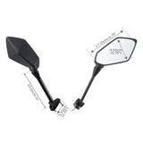 TCMT Rear View Side Mirrors Fit For KAWASAKI NINJA 650R ER6F ER-6F '09-'16 NINJA 400R '10-'14