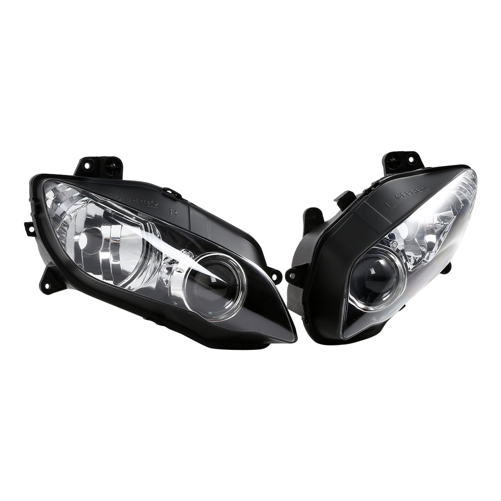 TCMT Front Headlight Headlamp Assembly Kit Fit For Yamaha YZF R1  '04-'06
