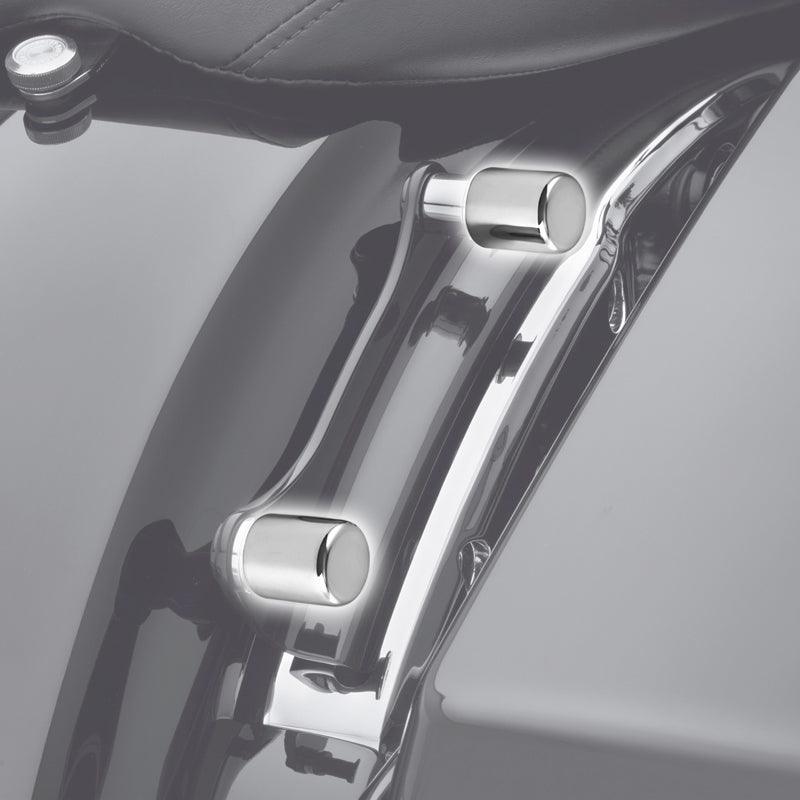 HDBUBALUS Docking Hardware Point Cover Kit Fif Für Harley Touring Road King Street Electra Glide FLHR FLHX FLHT CVO Sportster Softail Dyna 2009-2020 Schwarz