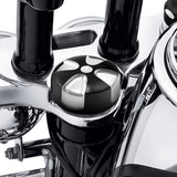 TCMT Triple Tree Top Upper Fork Nut Bolt Cover Fits For Harley Sportster XL '09-'13