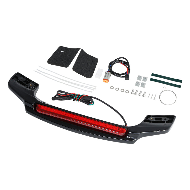 TCMT LED Tail Light Spoiler Fit For Harley Touring '97-'13 Tour Pack