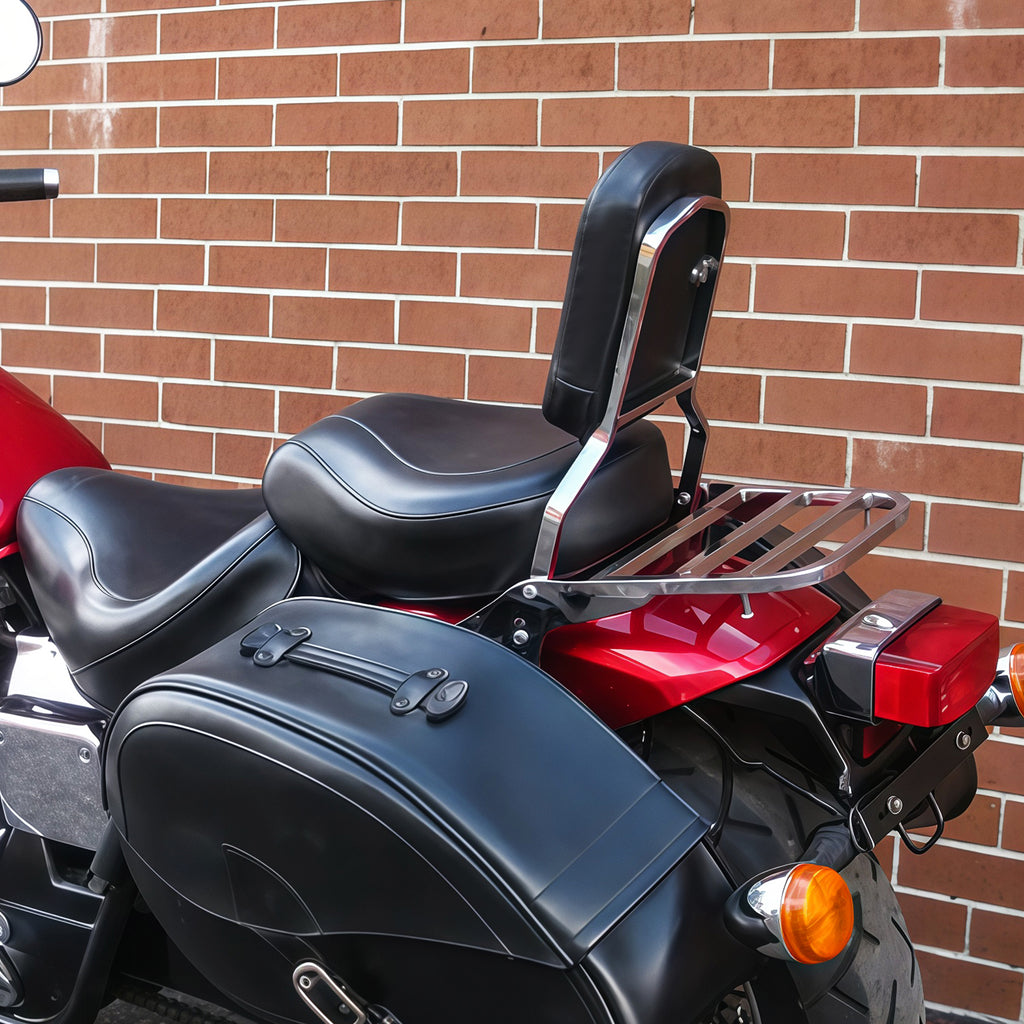 Sissy Bar BackRest Passenger Back Rest For 03 04 05 06 07 Honda Shadow – HTT Motor - View #8