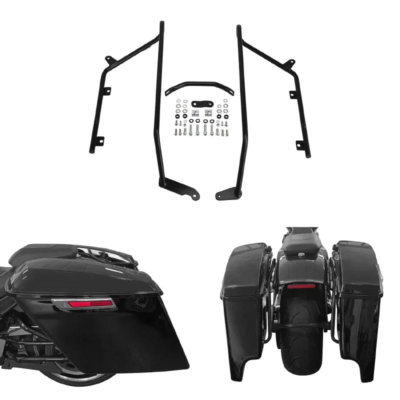 Alforja Conversión Soporte Con / Hardware Kit Para Harley Davidson 96-2013 - Foto 7