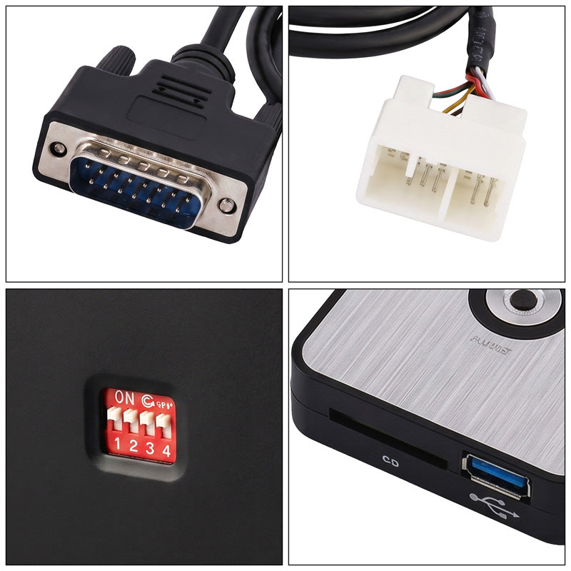 TCMT Digital CD MP3 Music Changer Player Media Fit For Honda Goldwing