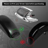 TCMT Front Fender Tip Light Smoke Len For Harley Heritage Softail Classic Electra Glide '80-'13