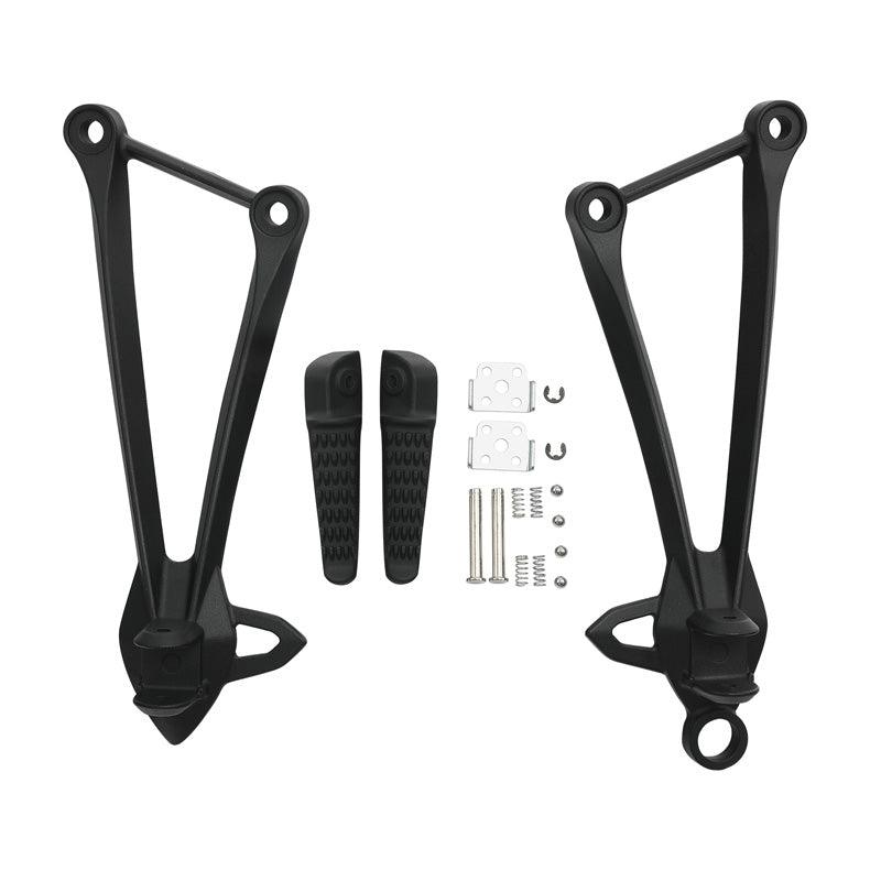 For kawasaki Ninja ZX10R 2004-2005 Silver Passenger Rear Foot Pegs Rest Bracket | UK For kawasaki Ninja ZX10R 2004-2005 Silver Passenger Rear Foot Pegs Rest Bracket | UK