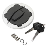 TCMT Fuel Gas Tank Cap Cover Keys Fit For Kawasaki Ninja 650 '17-'23 ZX6R '19-'23