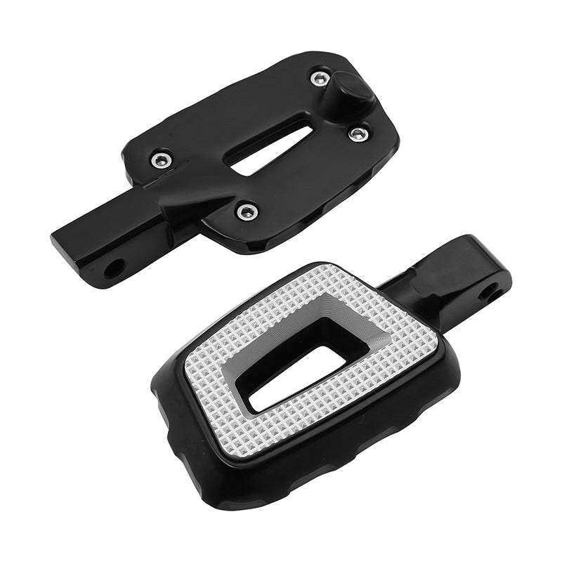 TCMT Passenger Rear Footpegs Pedal Pads Fit For Harley Softail '18-'23