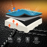 TCMT Low Profile Driver Passenger Seat Fit For Harley Touring '09-'23.5