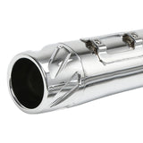 TCMT 4" Slip On Straight Mufflers Exhaust Pipe Fit For Harley Touring '17-'24