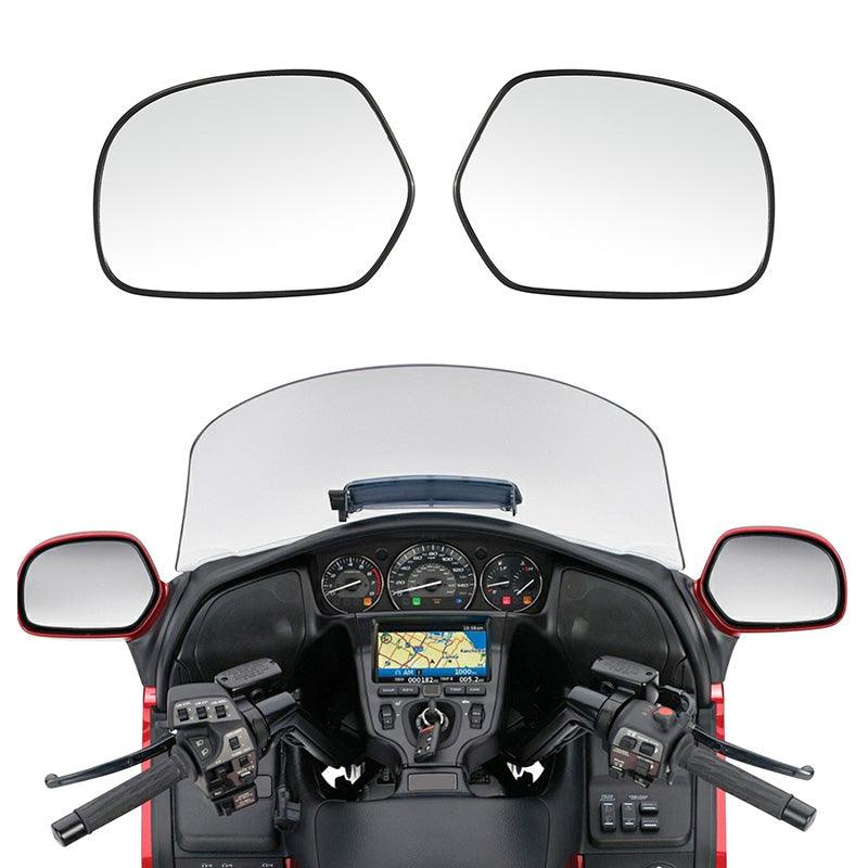 TCMT Rear View Mirrors Glass Fit For Honda Goldwing GL1800 '01-'17