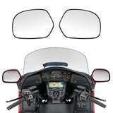 TCMT Rear View Mirrors Glass Fit For Honda Goldwing GL1800 '01-'17