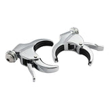 TCMT 49mm Detachable Windshield Clamps Fit For Harley Fat Street Bob '18-'24 - TCMT