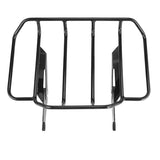 TCMT Vivid Black/Chrome Quick Release Rear Luggage Rack Fit For Harley Touring '14-'25
