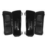 TCMT Vivid Black 5" Stretched Hard Saddlebags 6"x9" CVO Speaker Lids Fit For Harley Touring '93-'13