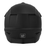 TCMT Dark Knight DOT Youth Full Face Helmet