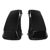 TCMT Vivid Black Saddlebag Lids Fit For Harley Touring '93-'13