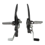 TCMT Front Driver FootPegs Rest Pedals Bracket Set Fit For YAMAHA YZF-R7 '22-'25