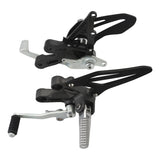 TCMT Front Driver FootPegs Rest Pedals Bracket Set Fit For YAMAHA YZF-R7 '22-'25