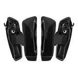 TCMT Vivid Black Hard Saddlebags 5"x7" Speaker Lids Fit For Harley Touring '14-'24