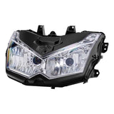 TCMT Front Headlight Headlamp Assembly Kit Fit For Kawasaki Z1000 '10-'13