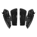 TCMT Vivid Black Hard Saddlebags 6"x9" Speaker Lids Fit For Harley Touring '14-'23.5