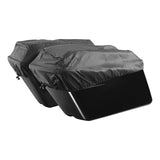 TCMT Vivid Black Hard Saddlebags 6"x9" Speaker Lids Fit For Harley Touring '14-'23.5