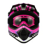 TCMT Lavender Knight DOT Youth Full Face Helmet