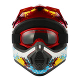 TCMT Doodle Knight DOT Youth Full Face Helmet