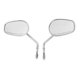 TCMT Universal 8mm Threaded Rear View Mirrors Fit For Harley Touring Road Electra Glide Softail Dyna - TCMTMOTOR