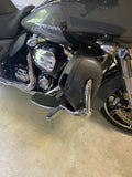 TCMT Pegstreamliner 1-1/4" Long/Short Angled Mount Highway Engine Guard Footpegs For Harley